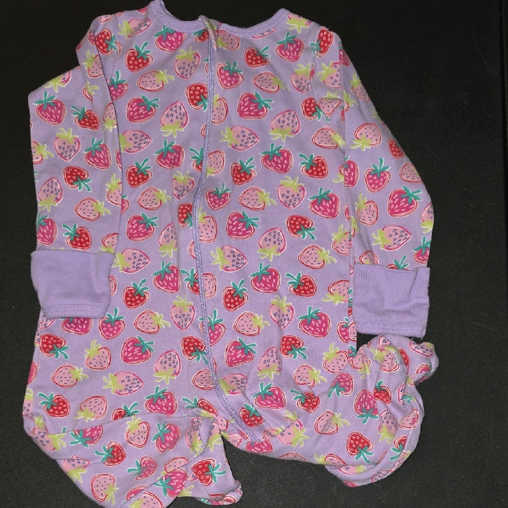 Wonder Nation Purple and Pink Footies One Piece